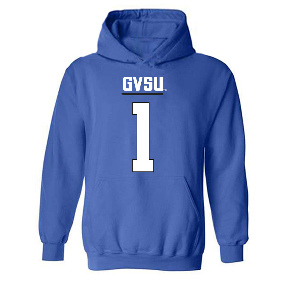 Grand Valley - NCAA Football : Jason Hardy - Replica Shersey Hooded Sweatshirt-0