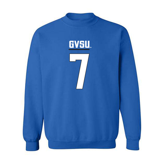 Grand Valley - NCAA Football : Derek Rood - Replica Shersey Crewneck Sweatshirt-0