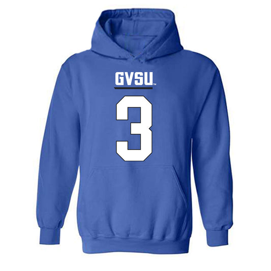 Grand Valley - NCAA Football : Vincenzo Meschi - Replica Shersey Hooded Sweatshirt-0