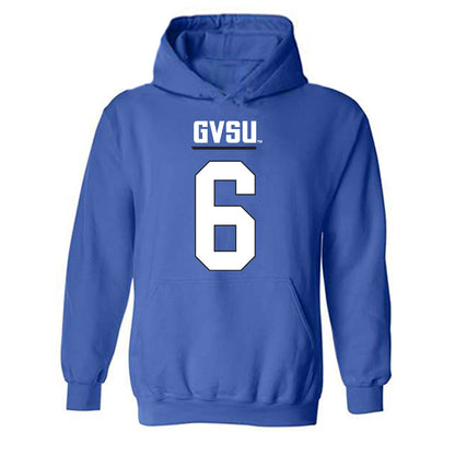 Grand Valley - NCAA Football : Thomas Jolly - Replica Shersey Hooded Sweatshirt-0