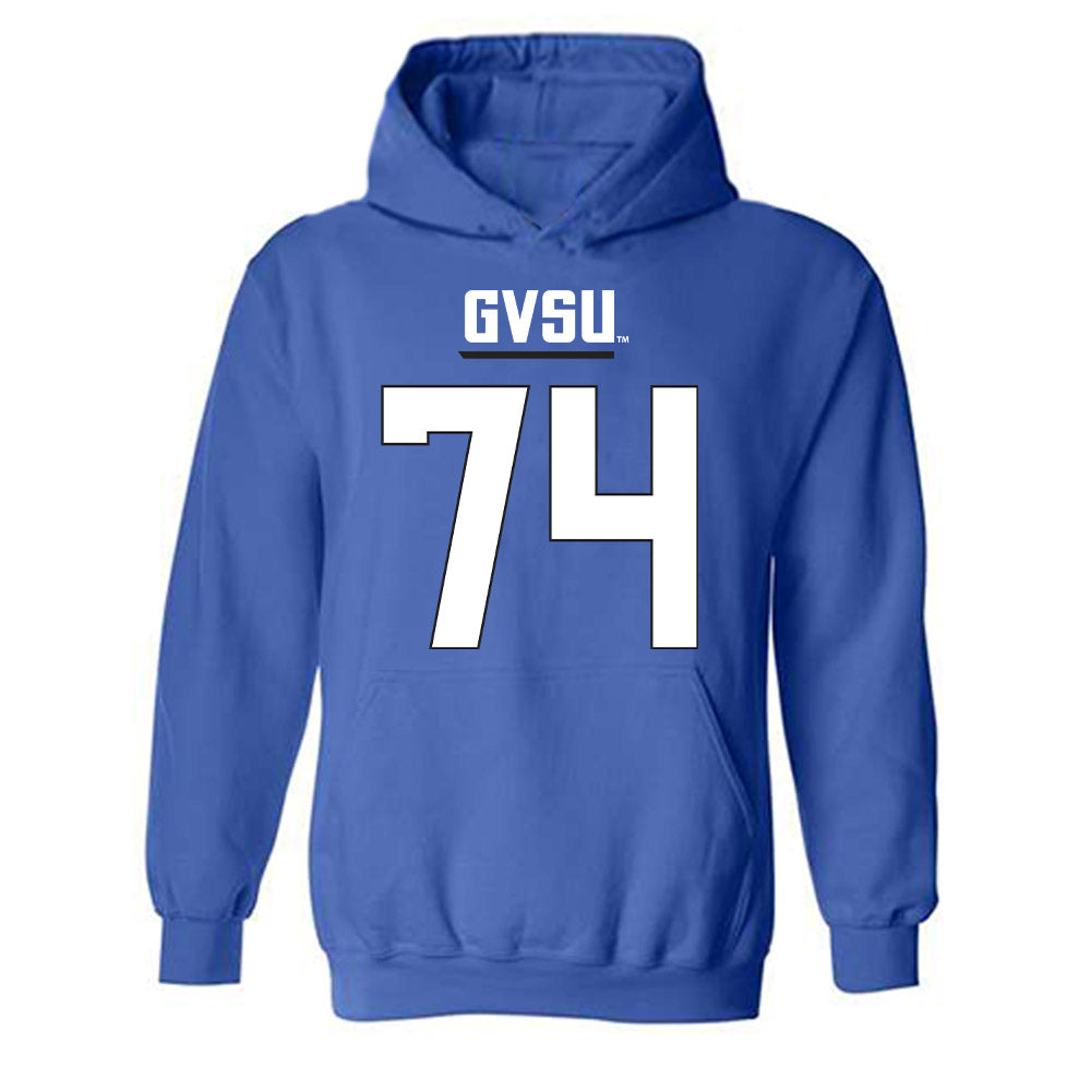 Grand Valley - NCAA Football : Jordan Davis - Replica Shersey Hooded Sweatshirt-0