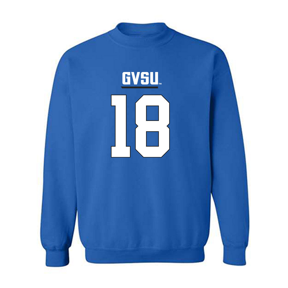 Grand Valley - NCAA Football : Aidan Lucero - Replica Shersey Crewneck Sweatshirt-0