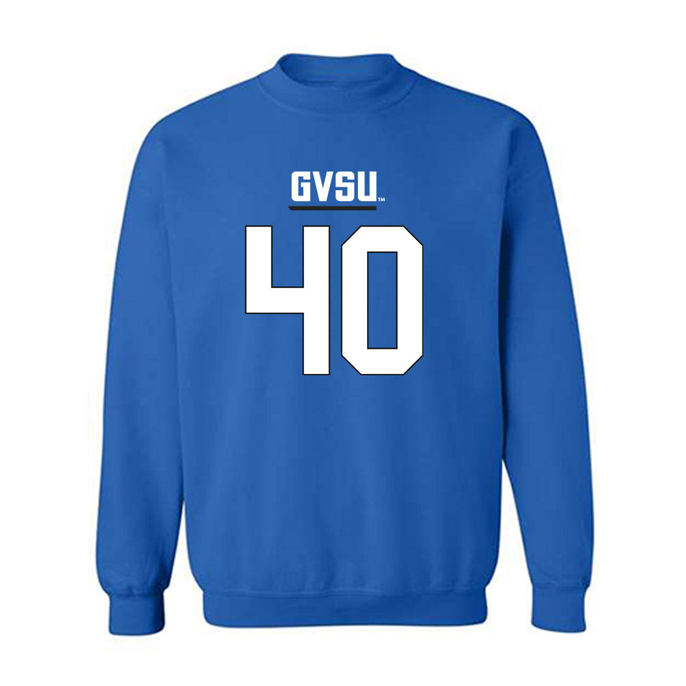 Grand Valley - NCAA Football : Brett Peterson - Replica Shersey Crewneck Sweatshirt-0