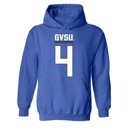 Grand Valley - NCAA Football : Kellen Russell-Dixon - Replica Shersey Hooded Sweatshirt-0