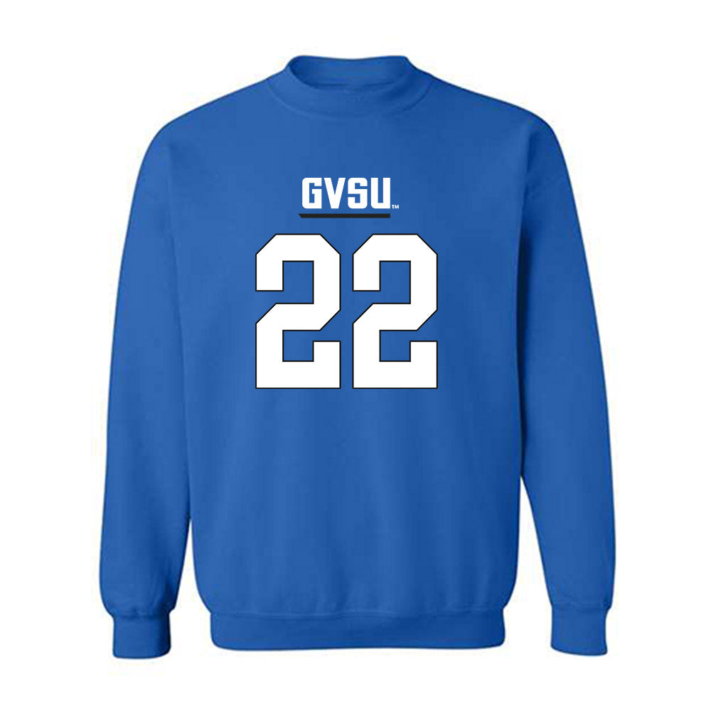 Grand Valley - NCAA Football : Troy Temple - Replica Shersey Crewneck Sweatshirt-0
