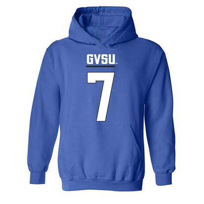 Grand Valley - NCAA Football : Kellen Reed - Replica Shersey Hooded Sweatshirt-0