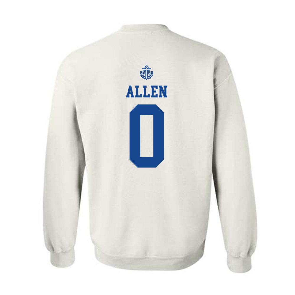 Grand Valley - NCAA Men's Basketball : Antaune Allen - Replica Shersey Crewneck Sweatshirt-1