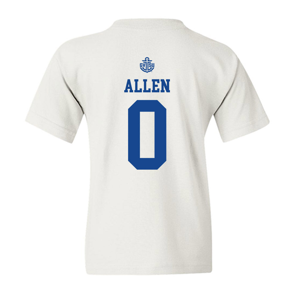 Grand Valley - NCAA Men's Basketball : Antaune Allen - Replica Shersey Youth T-Shirt-1