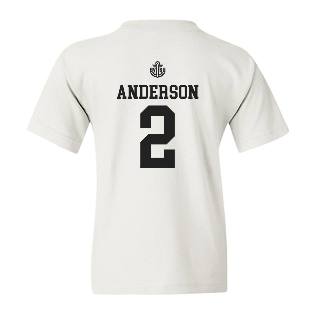 Grand Valley - NCAA Women's Basketball : Molly Anderson - Replica Shersey Youth T-Shirt-1