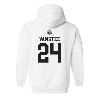 Grand Valley - NCAA Women's Basketball : Paige VanStee - Replica Shersey Hooded Sweatshirt-1