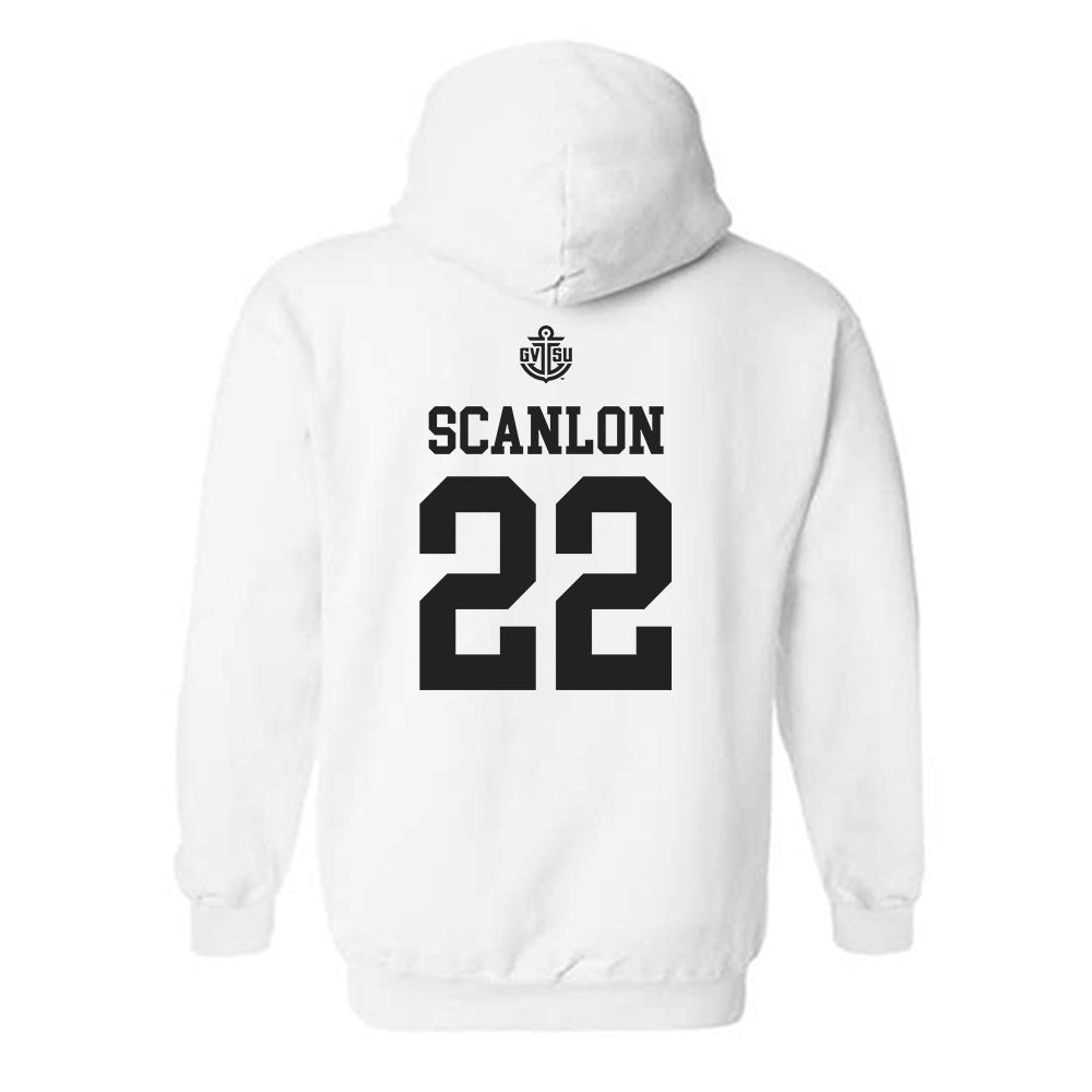 Grand Valley - NCAA Women's Basketball : Ava Scanlon - Replica Shersey Hooded Sweatshirt-1