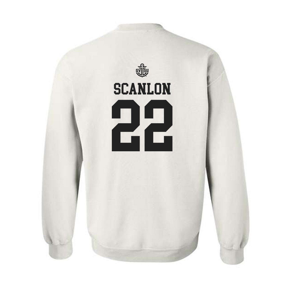 Grand Valley - NCAA Women's Basketball : Ava Scanlon - Replica Shersey Crewneck Sweatshirt-1