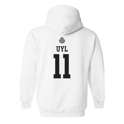 Grand Valley - NCAA Women's Basketball : Madi Uyl - Replica Shersey Hooded Sweatshirt-1
