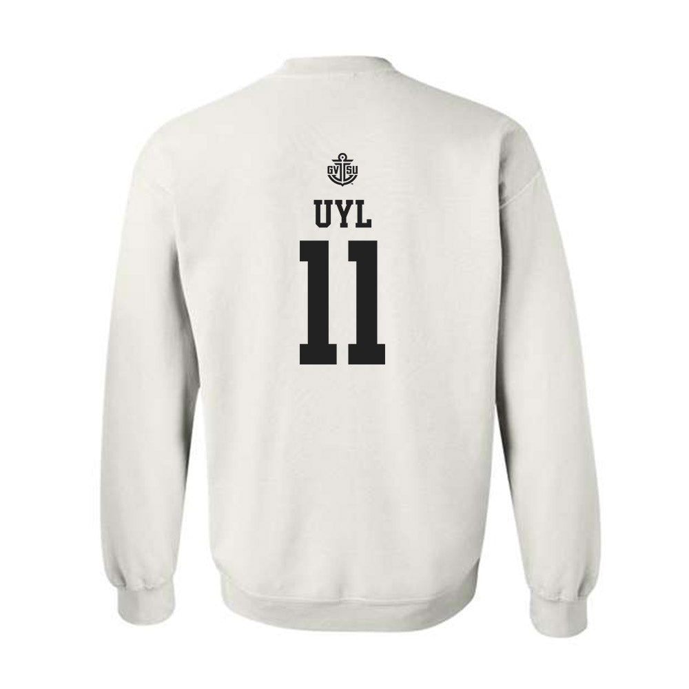 Grand Valley - NCAA Women's Basketball : Madi Uyl - Replica Shersey Crewneck Sweatshirt-1