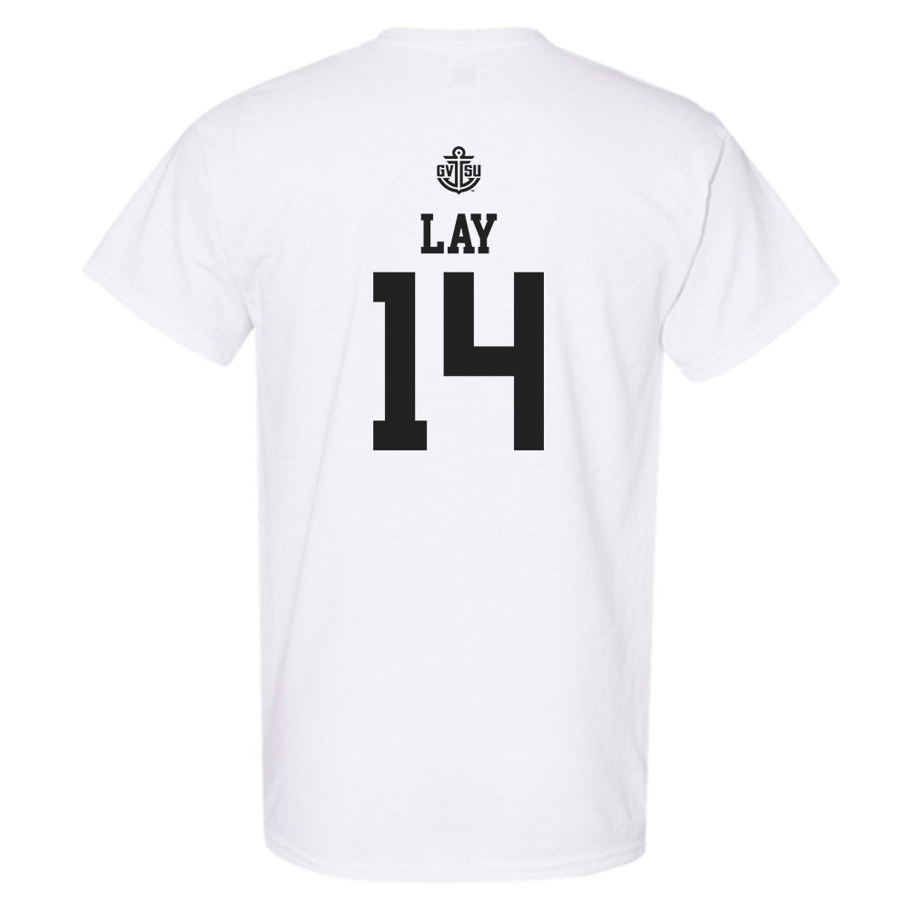 Grand Valley - NCAA Women's Basketball : Avery Lay - Replica Shersey T-Shirt-1
