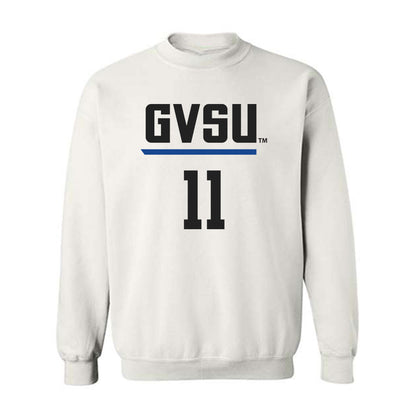 Grand Valley - NCAA Women's Basketball : Madi Uyl - Replica Shersey Crewneck Sweatshirt-0