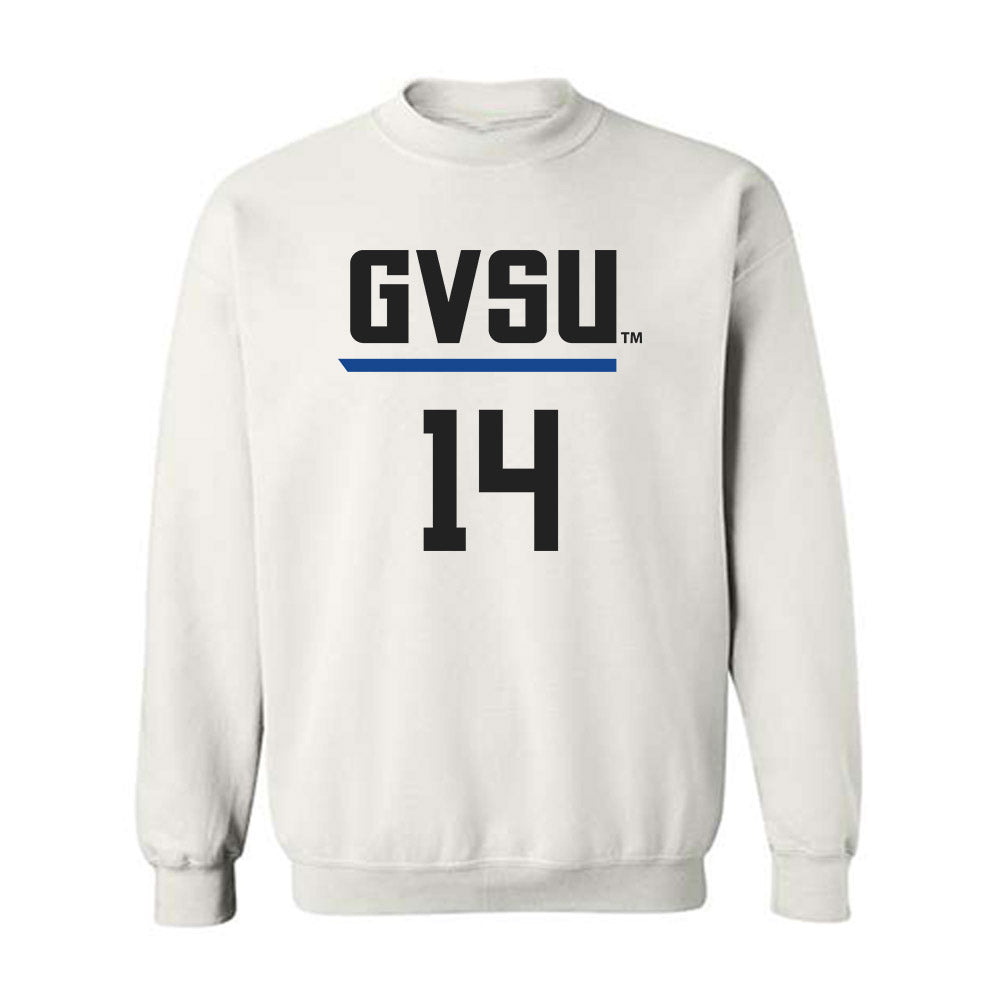 Grand Valley - NCAA Women's Basketball : Avery Lay - Replica Shersey Crewneck Sweatshirt-0