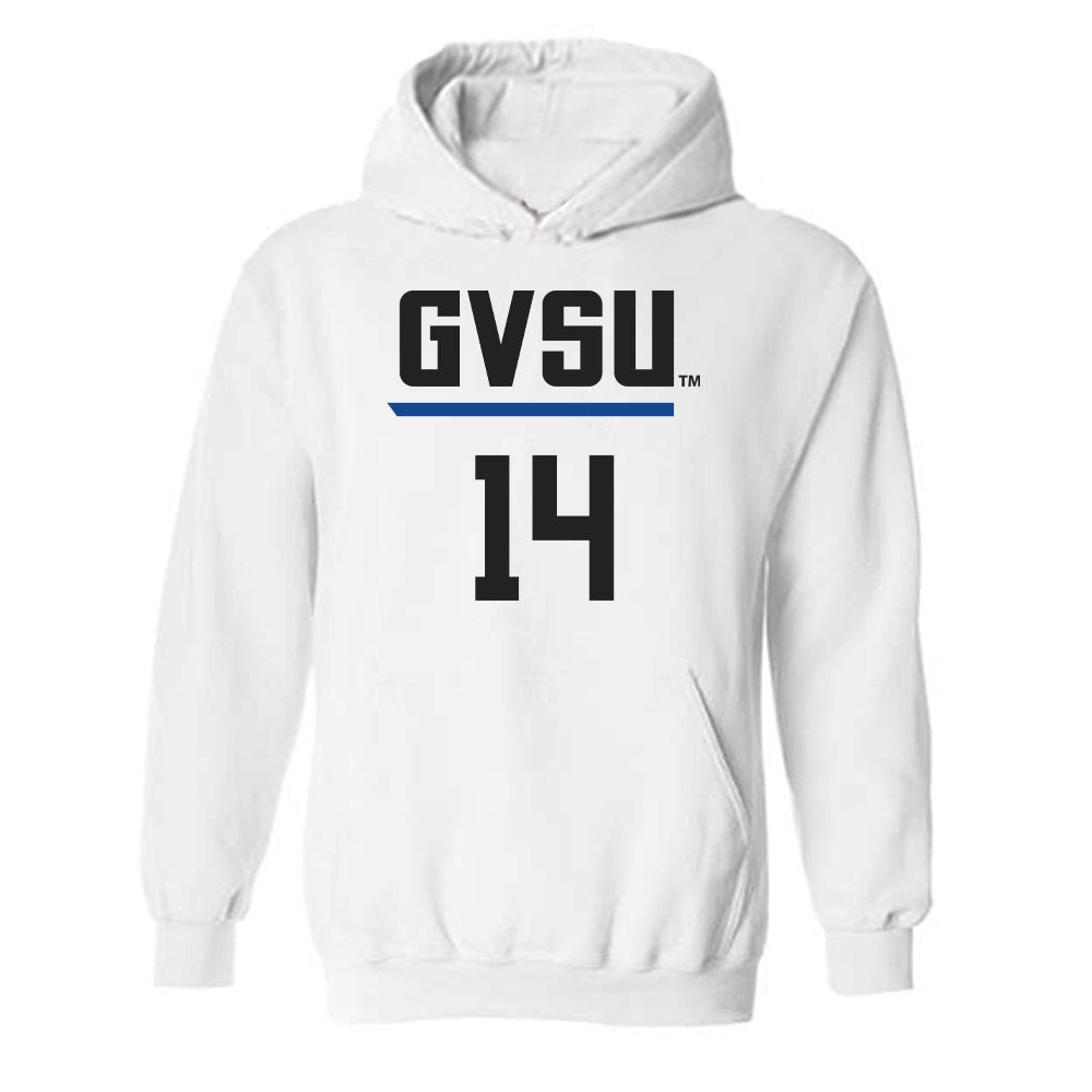 Grand Valley - NCAA Women's Basketball : Avery Lay - Replica Shersey Hooded Sweatshirt-0