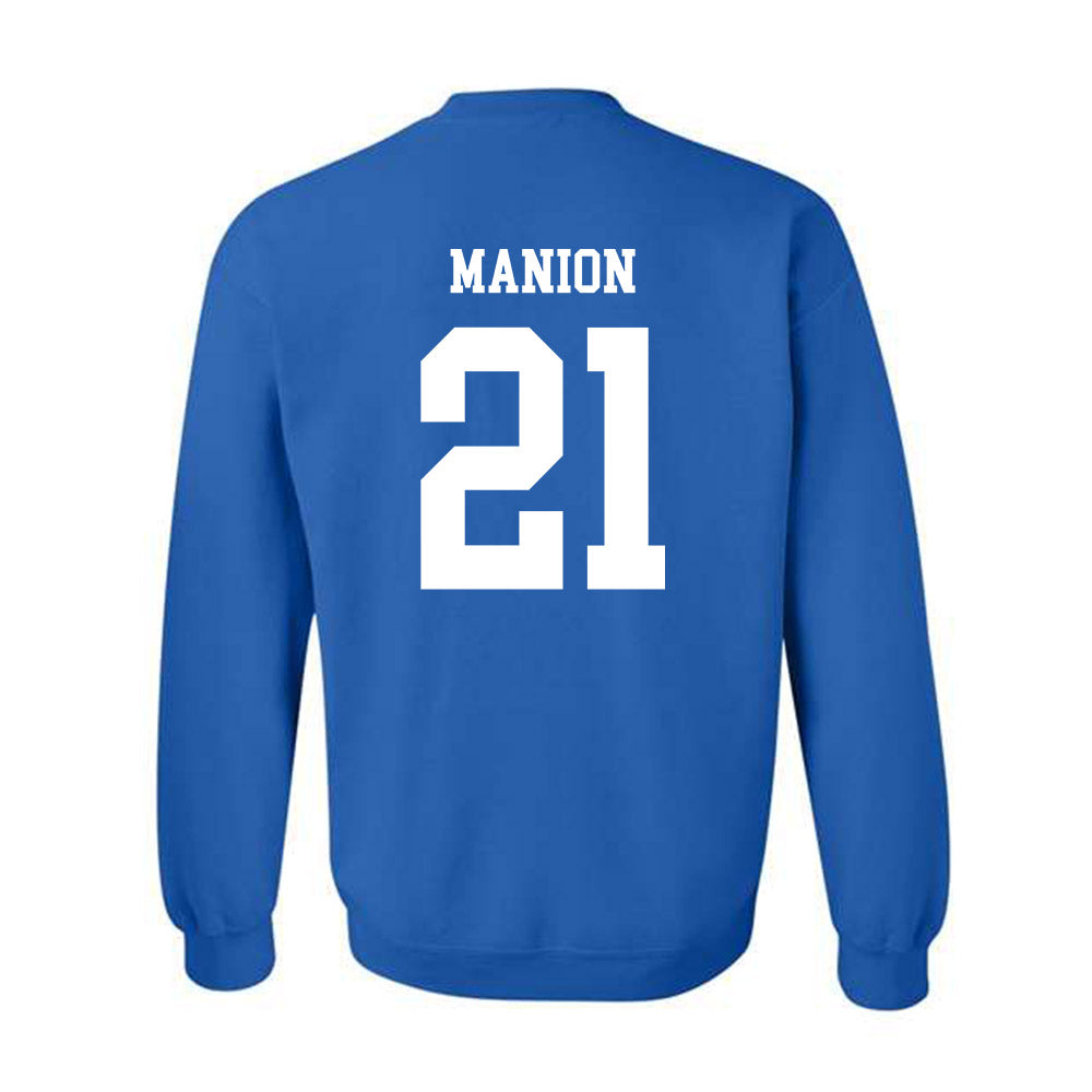 Grand Valley - NCAA Baseball : JJ Manion - Replica Shersey Crewneck Sweatshirt-1