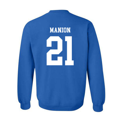 Grand Valley - NCAA Baseball : JJ Manion - Replica Shersey Crewneck Sweatshirt-1