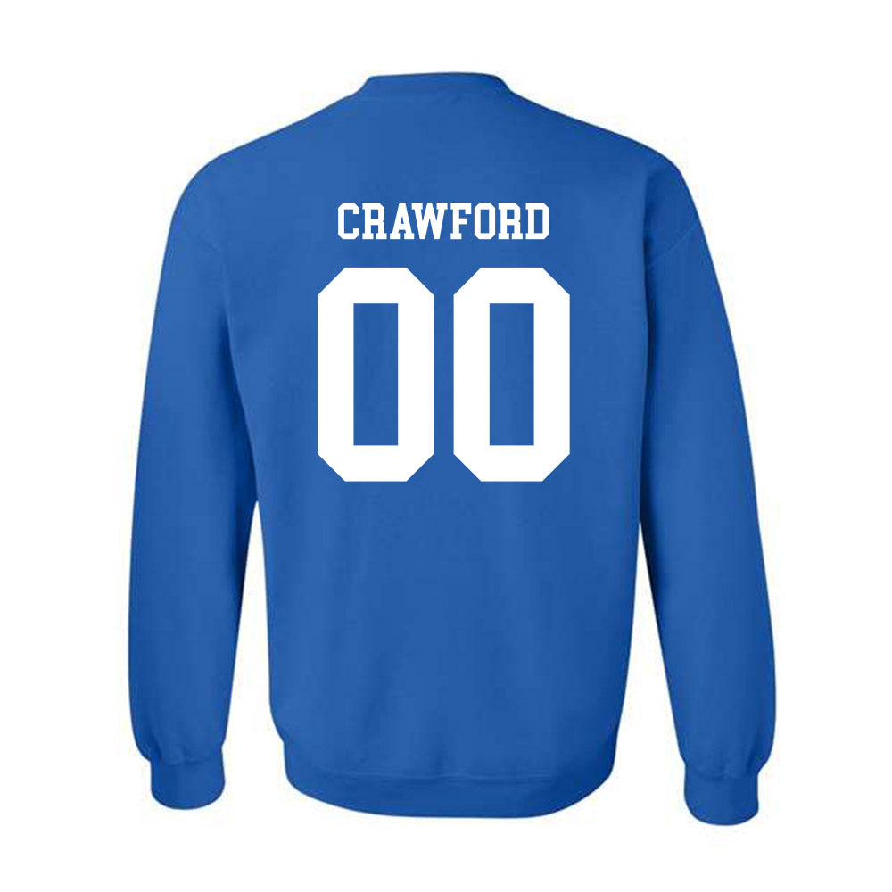 Grand Valley - NCAA Baseball : Nathan Crawford - Replica Shersey Crewneck Sweatshirt-1