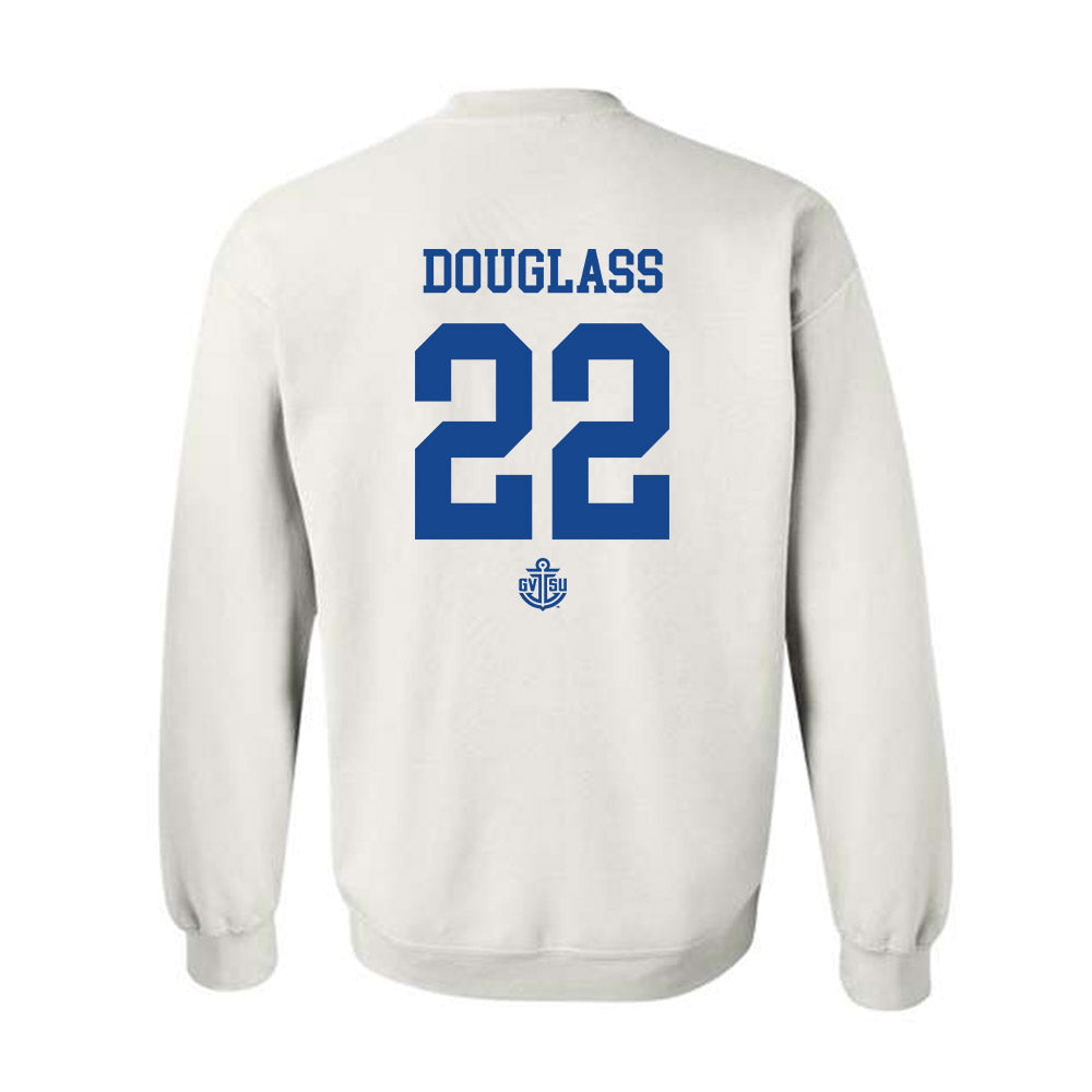 Grand Valley - NCAA Women's Soccer : Shea Douglass - Replica Shersey Crewneck Sweatshirt-1