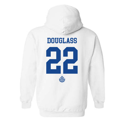 Grand Valley - NCAA Women's Soccer : Shea Douglass - Replica Shersey Hooded Sweatshirt-1