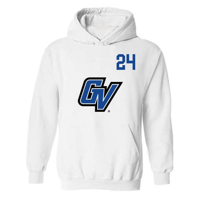 Grand Valley - NCAA Women's Soccer : Alli French - Replica Shersey Hooded Sweatshirt-0