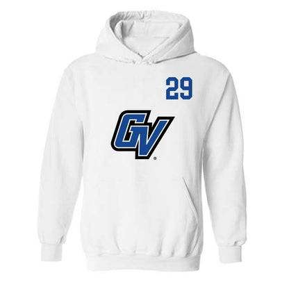 Grand Valley - NCAA Women's Soccer : Ivy Wilhelm - Replica Shersey Hooded Sweatshirt-0