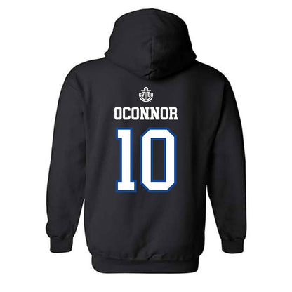 Grand Valley - NCAA Women's Lacrosse : Annelise OConnor - Replica Shersey Hooded Sweatshirt-1