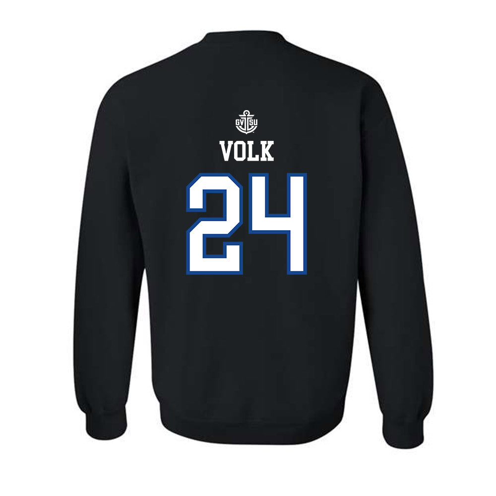 Grand Valley - NCAA Women's Lacrosse : Lauren Volk - Replica Shersey Crewneck Sweatshirt-1