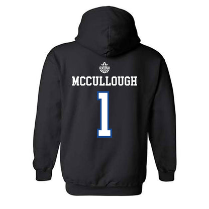 Grand Valley - NCAA Women's Lacrosse : Taylor McCullough - Replica Shersey Hooded Sweatshirt-1