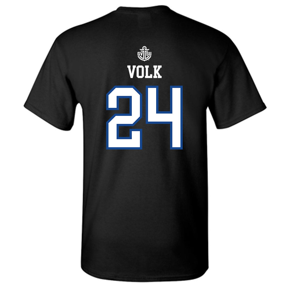 Grand Valley - NCAA Women's Lacrosse : Lauren Volk - Replica Shersey T-Shirt-1