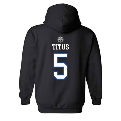Grand Valley - NCAA Women's Lacrosse : Sophie Titus - Replica Shersey Hooded Sweatshirt-1