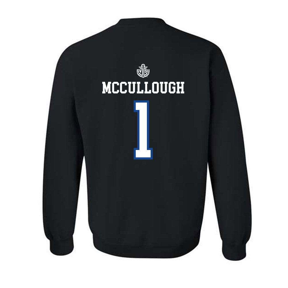 Grand Valley - NCAA Women's Lacrosse : Taylor McCullough - Replica Shersey Crewneck Sweatshirt-1