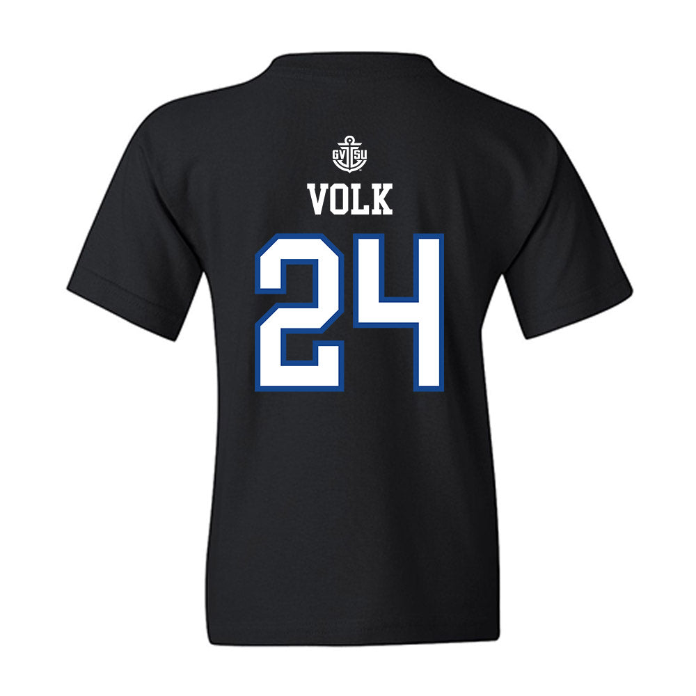 Grand Valley - NCAA Women's Lacrosse : Lauren Volk - Replica Shersey Youth T-Shirt-1