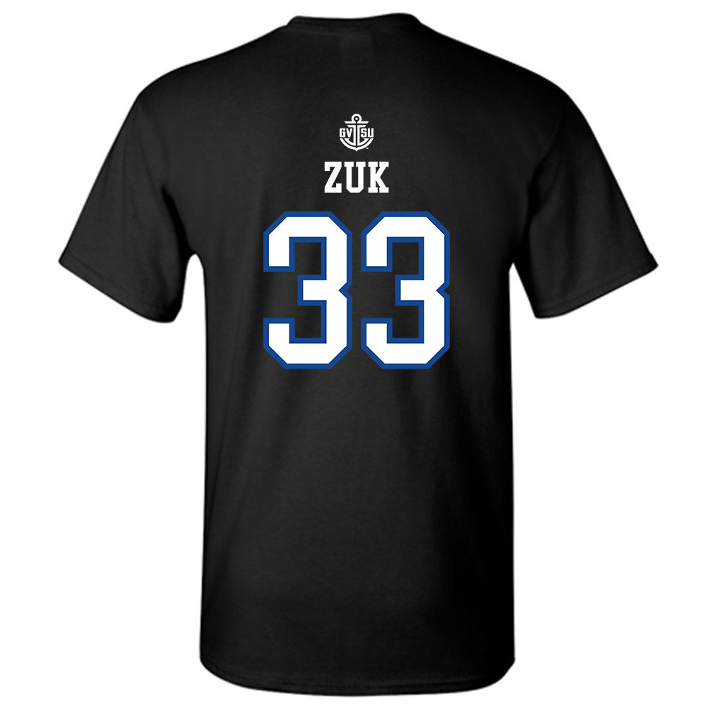 Grand Valley - NCAA Women's Lacrosse : Adriana Zuk - Replica Shersey T-Shirt-1
