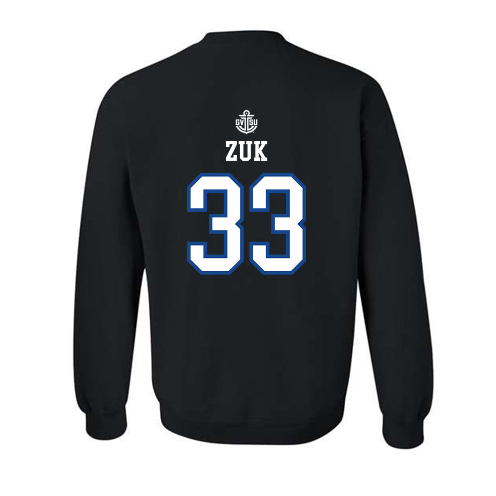 Grand Valley - NCAA Women's Lacrosse : Adriana Zuk - Replica Shersey Crewneck Sweatshirt-1