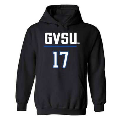 Grand Valley - NCAA Women's Lacrosse : Jenna Lawrence - Replica Shersey Hooded Sweatshirt-0