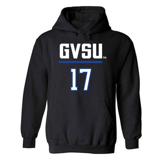 Grand Valley - NCAA Women's Lacrosse : Jenna Lawrence - Replica Shersey Hooded Sweatshirt-0