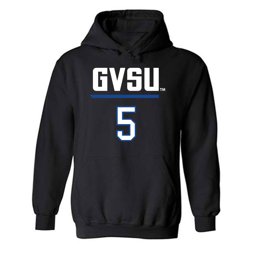 Grand Valley - NCAA Women's Lacrosse : Sophie Titus - Replica Shersey Hooded Sweatshirt-0