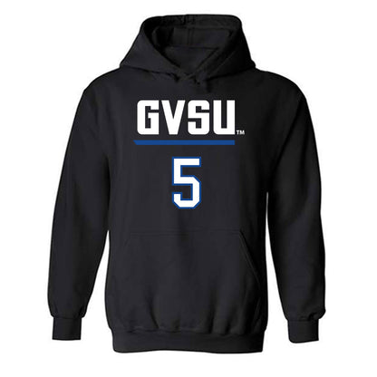Grand Valley - NCAA Women's Lacrosse : Sophie Titus - Replica Shersey Hooded Sweatshirt-0
