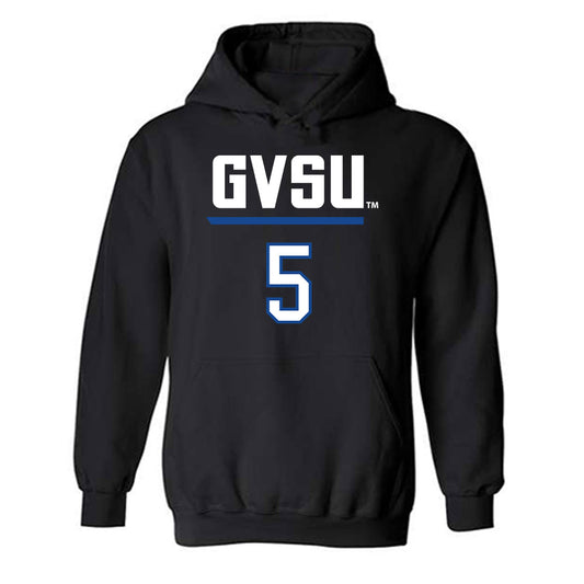 Grand Valley - NCAA Women's Lacrosse : Sophie Titus - Replica Shersey Hooded Sweatshirt-0