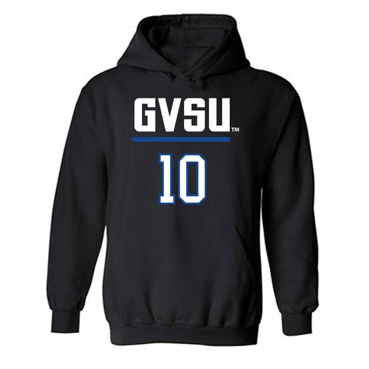 Grand Valley - NCAA Women's Lacrosse : Annelise OConnor - Replica Shersey Hooded Sweatshirt-0