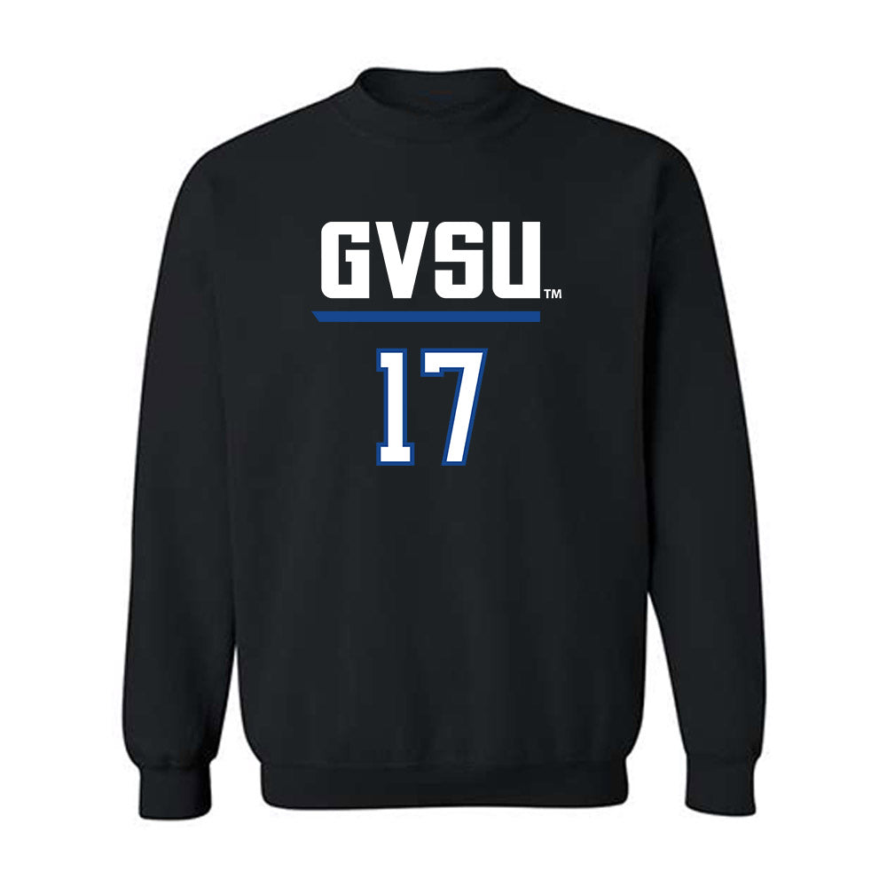 Grand Valley - NCAA Women's Lacrosse : Jenna Lawrence - Replica Shersey Crewneck Sweatshirt-0