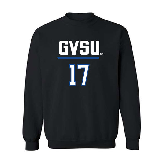 Grand Valley - NCAA Women's Lacrosse : Jenna Lawrence - Replica Shersey Crewneck Sweatshirt-0
