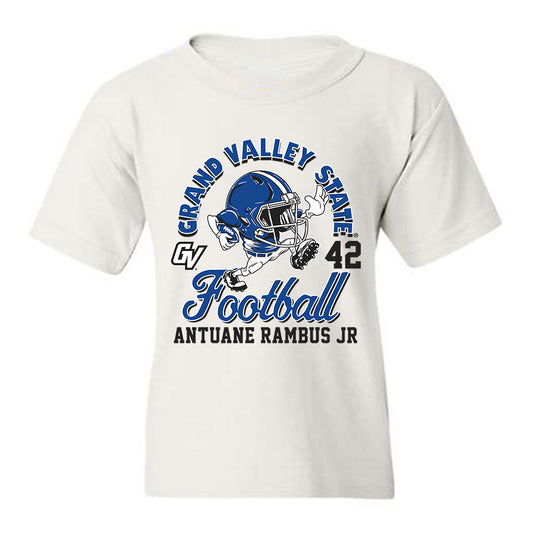 Grand Valley - NCAA Football : Antuane Rambus Jr - Fashion Shersey Youth T-Shirt-0