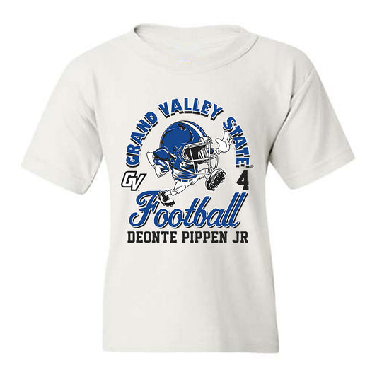 Grand Valley - NCAA Football : Deonte Pippen Jr - Fashion Shersey Youth T-Shirt-0