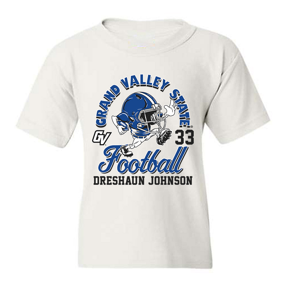 Grand Valley - NCAA Football : Dreshaun Johnson - Fashion Shersey Youth T-Shirt-0