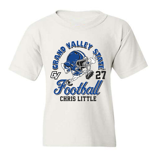 Grand Valley - NCAA Football : Chris Little - Fashion Shersey Youth T-Shirt-0